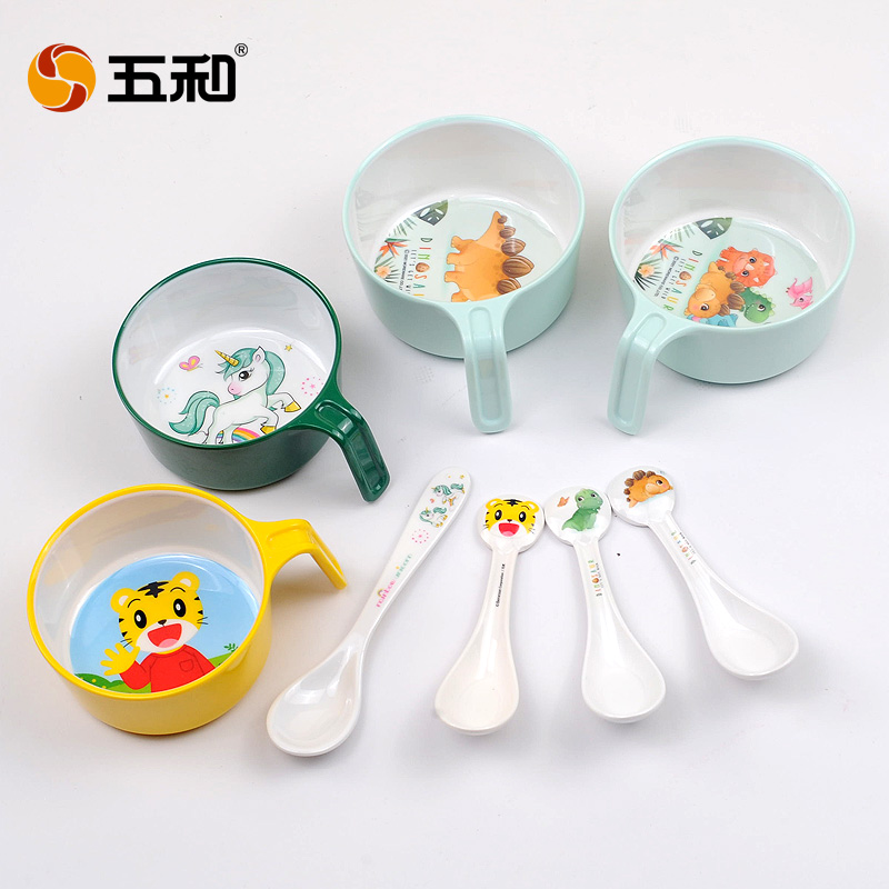 【券后价:11.67元】 宝宝碗儿童碗食品级卡通餐具五和 - 五和深圳专卖店