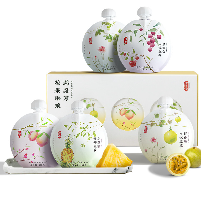 【券后价:9.9元】 檬冻花茶蒟蒻果冻零食大礼包 - 檬冻旗舰店