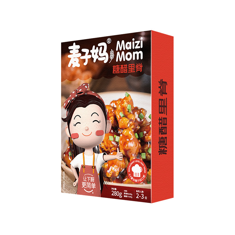 【券后价:140元】 【拍6件】麦子妈糖醋里脊280g*6 - 麦子妈旗舰店