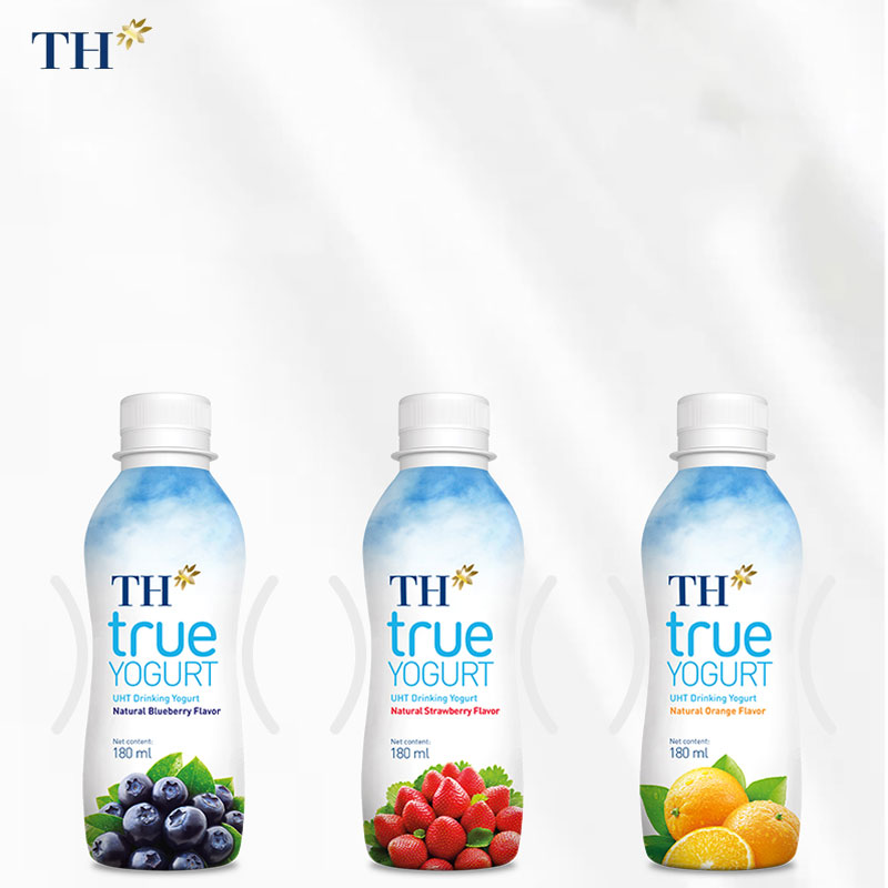 【券后价:5.9元】 TH越南进口50%鲜牛奶水果味酸奶含乳180ml*2 - TH旗舰店
