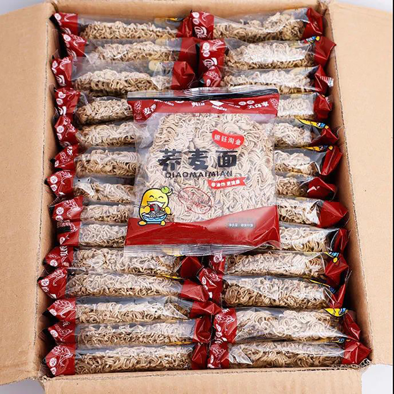 【券后价:15元】 低脂肪荞麦面条低脂无糖精粗粮杂粮 - 宏榜食品