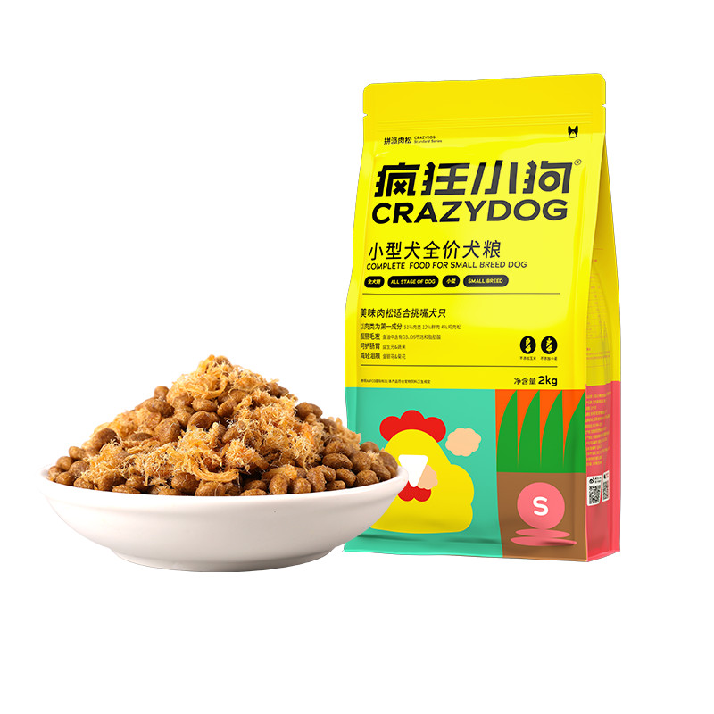 【券后价:29.9元】 疯狂的小狗幼小型犬狗粮通用型4斤 - 疯狂小狗旗舰店