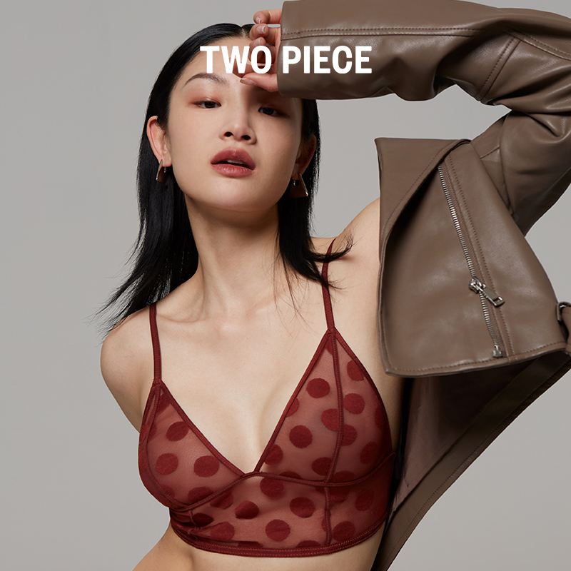 【券后价:177.65元】 TWOPIECE网纱内衣套装女三角杯 - TWOPIECE旗舰店