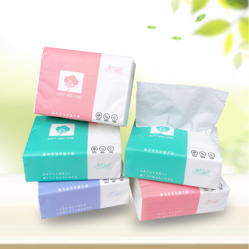 【券后价:3.9元】 【长期开群单】紫月花抽纸240张*3包