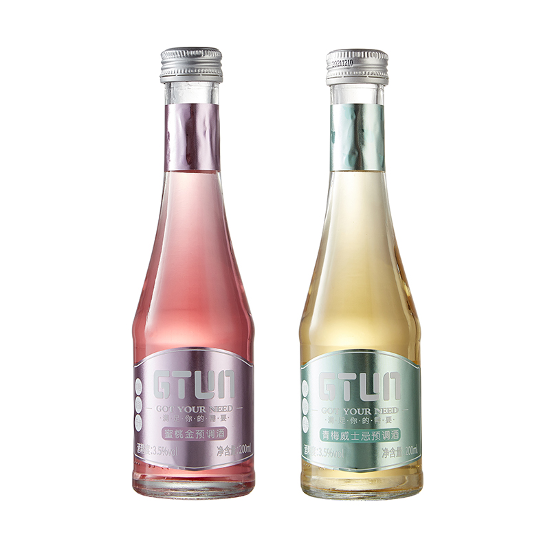 【券后价:10.8元】 【冲量价】GTUN青梅威士忌鸡尾酒200ml*2件 - GTUN旗舰店