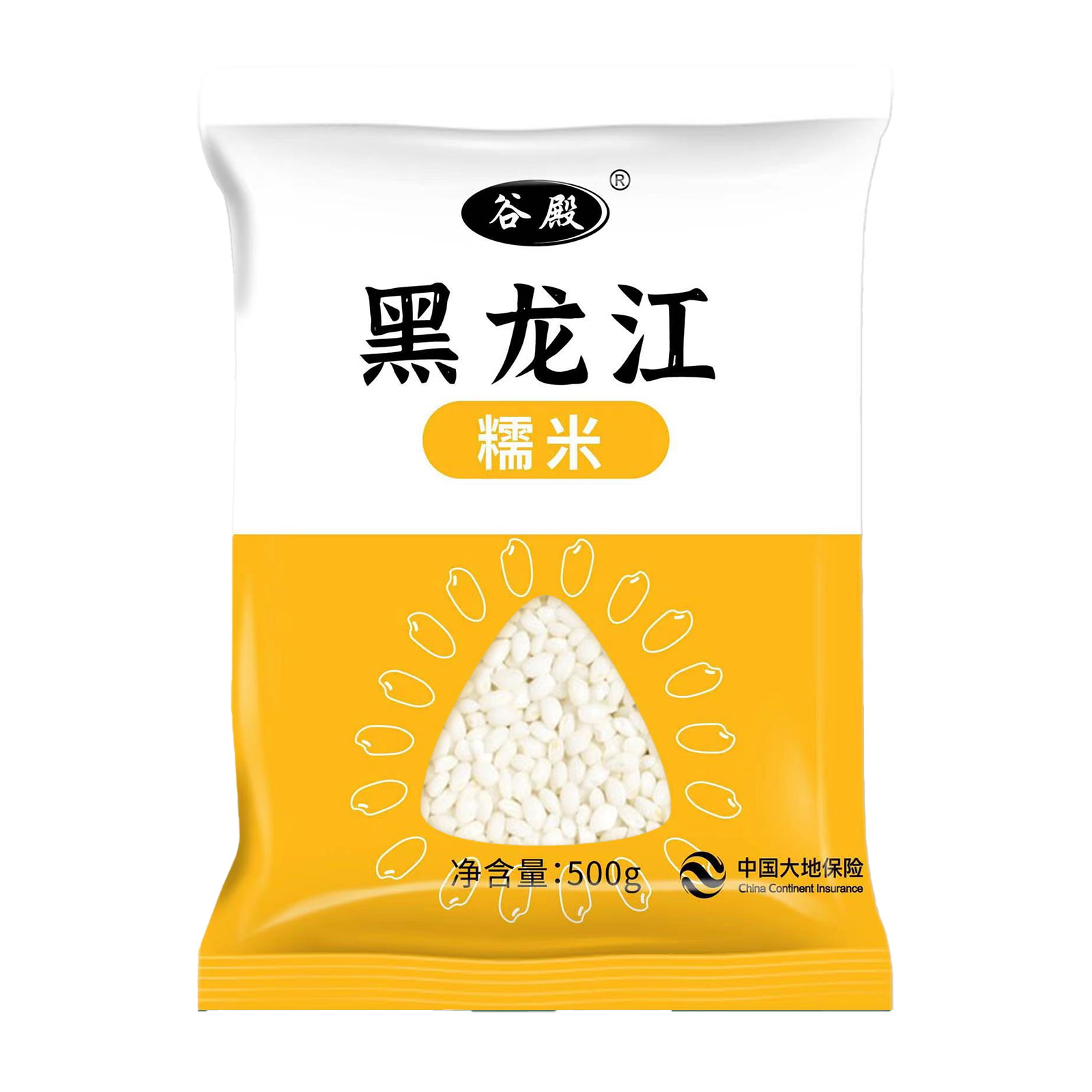 【券后价:3.9元】 谷殿东北圆粒糯米500g