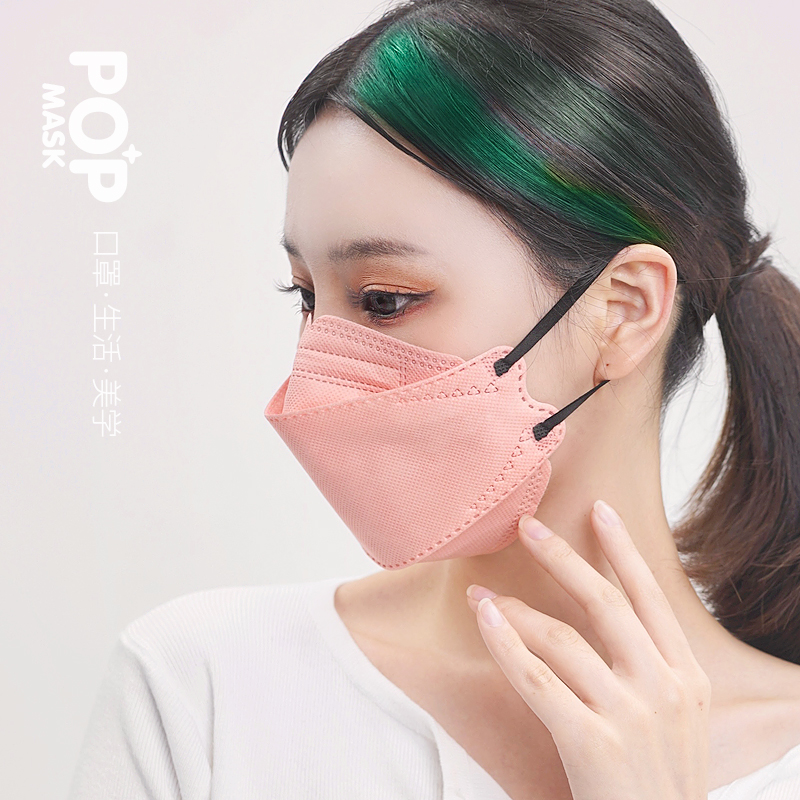 【券后价:21.5元】 莫兰迪彩kn95口罩一次性女男潮款 - POPMASK医疗器械旗舰店