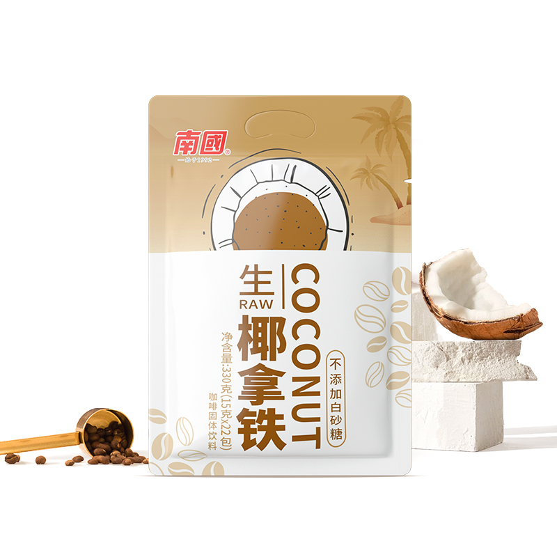 【券后价:36.9元】 南国生椰拿铁速溶浓缩咖啡 - 天猫超市
