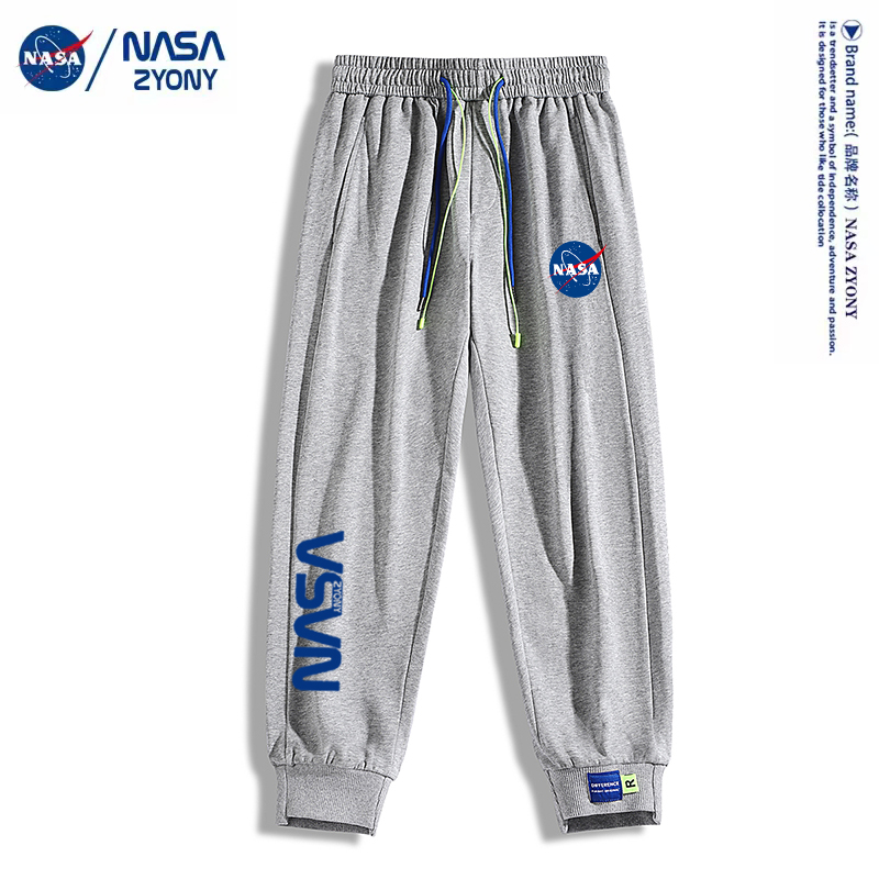 【券后价:39.9元】 NASA新款休闲潮牌宽松束脚卫裤 - NASA ZYONY联名1号店