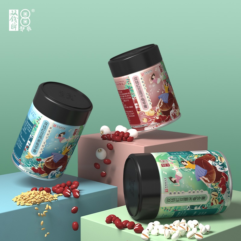 【券后价:10.9元】 双钱牌！零脂代餐杂粮龟苓膏200g*3罐 - 双钱旗舰店