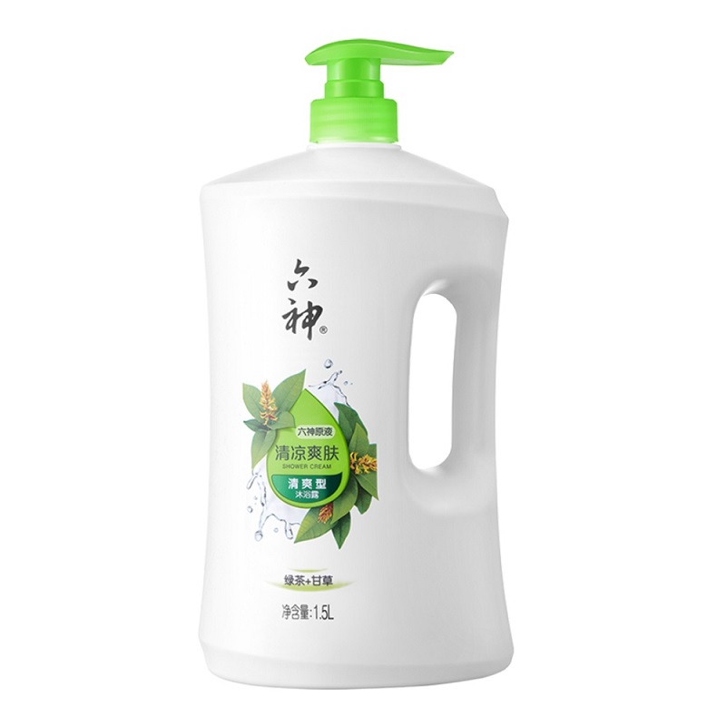 【券后价:31.5元】 【反6元猫卡】六神沐浴露绿茶1500ml - 天猫超市