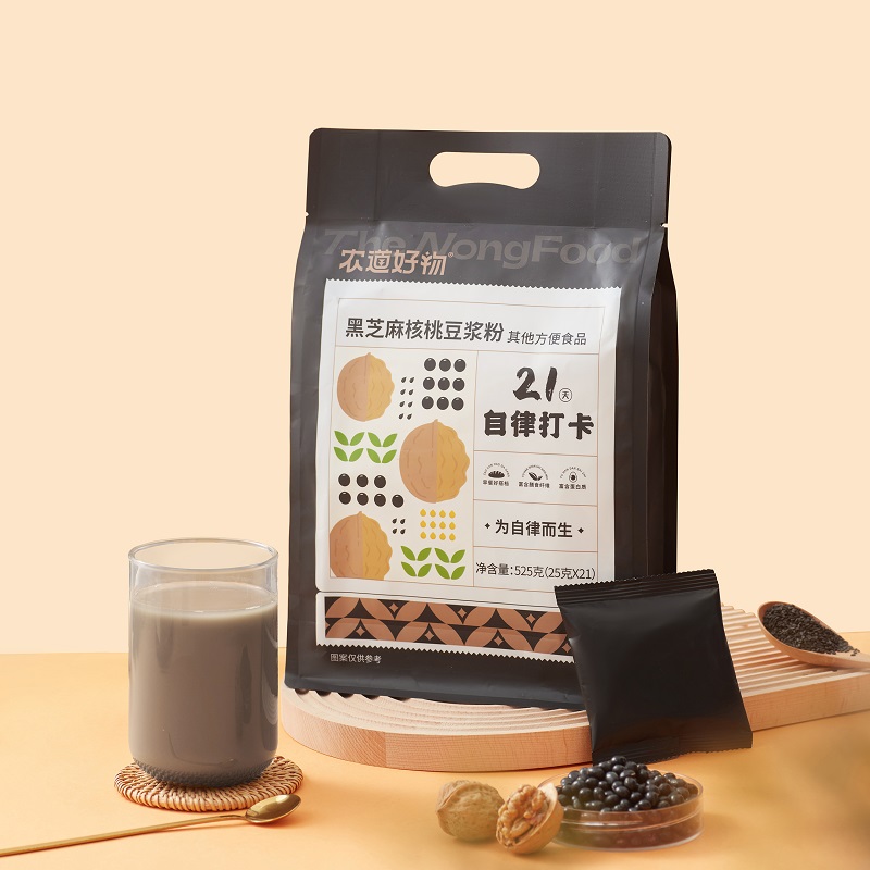 【券后价:24.9元】 农道好物无蔗糖黑芝麻核桃黑豆粉 - 农道好物旗舰店