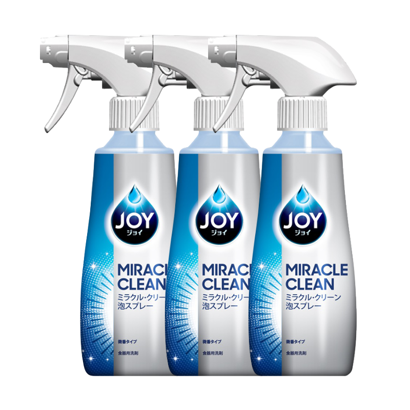 【券后价:55元】 【自营】宝洁JOY泡沫喷雾洗洁精300ml*3 - 天猫国际自营进口超市