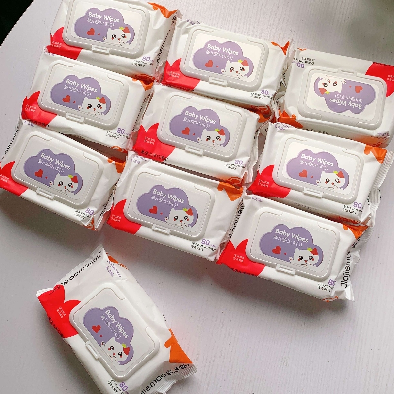 【券后价:19.9元】 许华升直播同价！婴儿手口湿纸巾60抽*10包 - 家洁猫旗舰店
