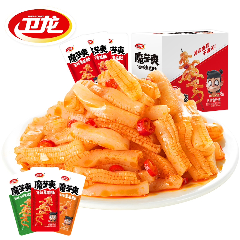 【券后价:13.9元】 【卫龙旗舰店】魔芋爽12包180g