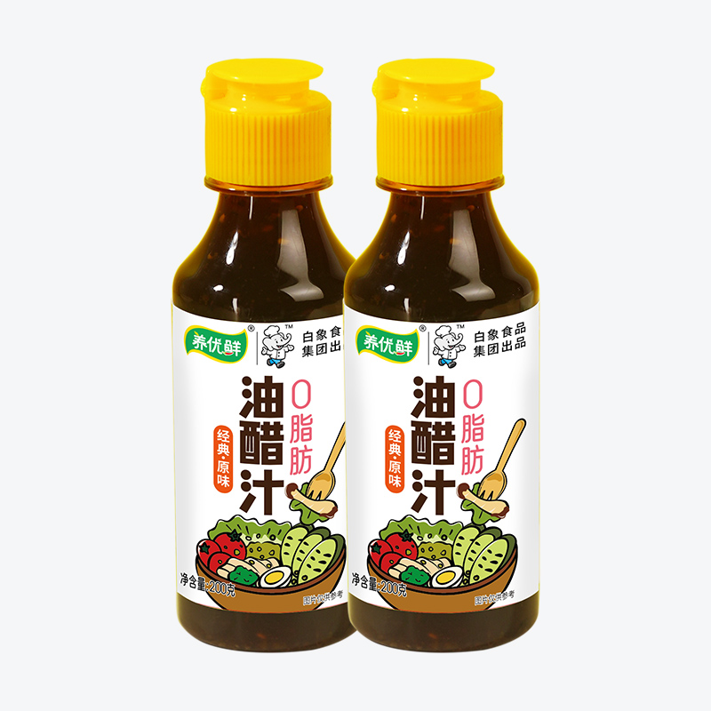 【券后价:1.9元】 官补1.9元！白象油醋汁2瓶*200g - 正刚食品专营店