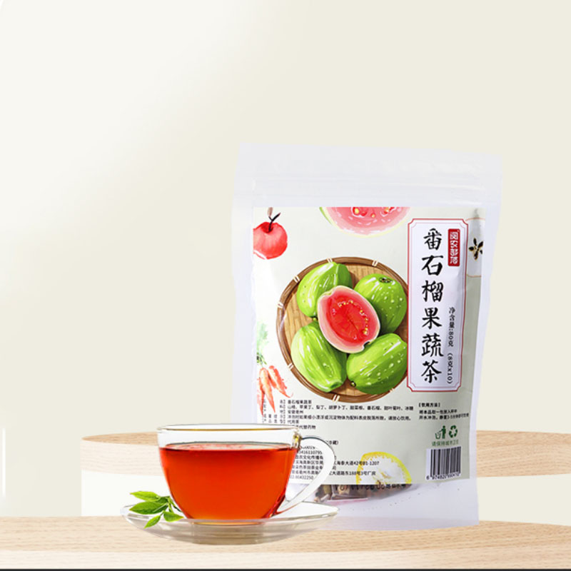 【券后价:9.9元】 阅农部落番石榴果蔬茶8g*10包 - 阅农部落旗舰店