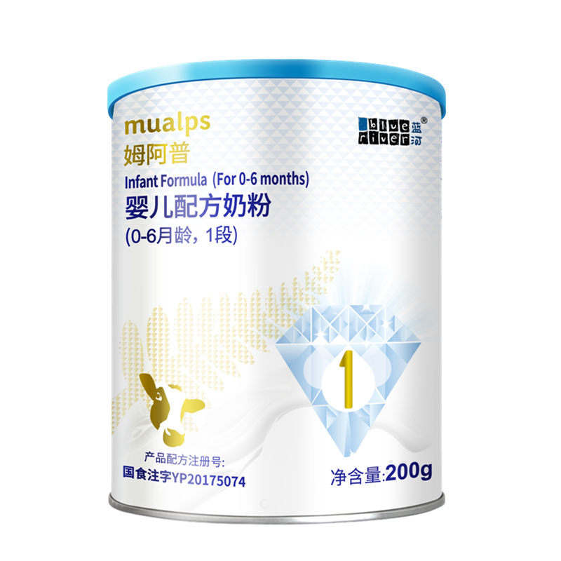 【券后价:29.9元】 蓝河姆阿普婴儿配方牛奶粉小罐1段200g - blueriver蓝河母婴旗舰店