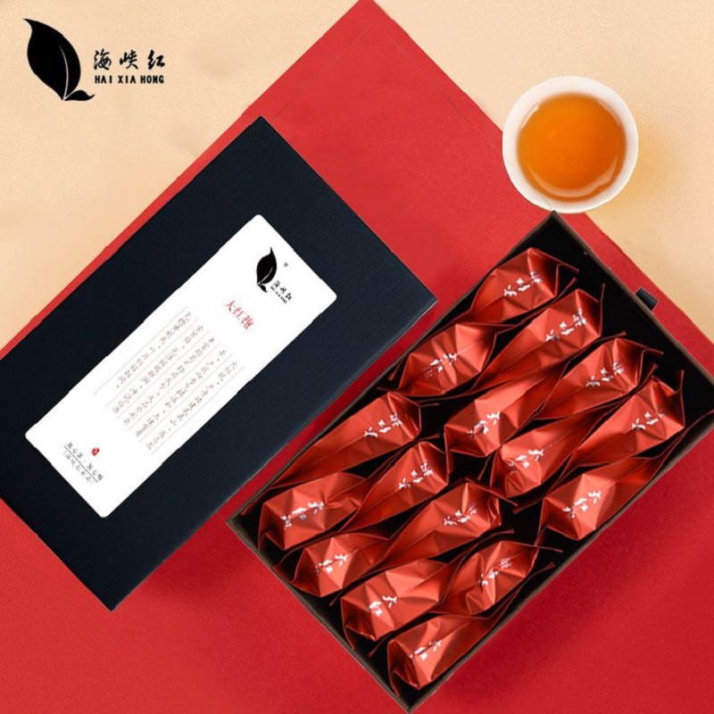 【券后价:98元】 海峡红春茶新茶大红袍礼盒装128g*2 - 海峡红旗舰店