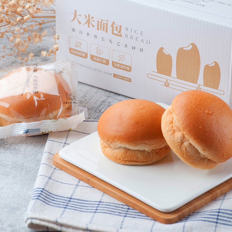 【券后价:9.9元】 【马尔顿】大米早餐面包*整箱300g - 马尔顿旗舰店