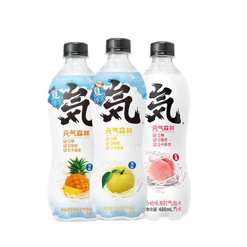 【券后价:42.9元】 元气森林旗舰店气泡水480ml*12瓶 - 元气森林旗舰店