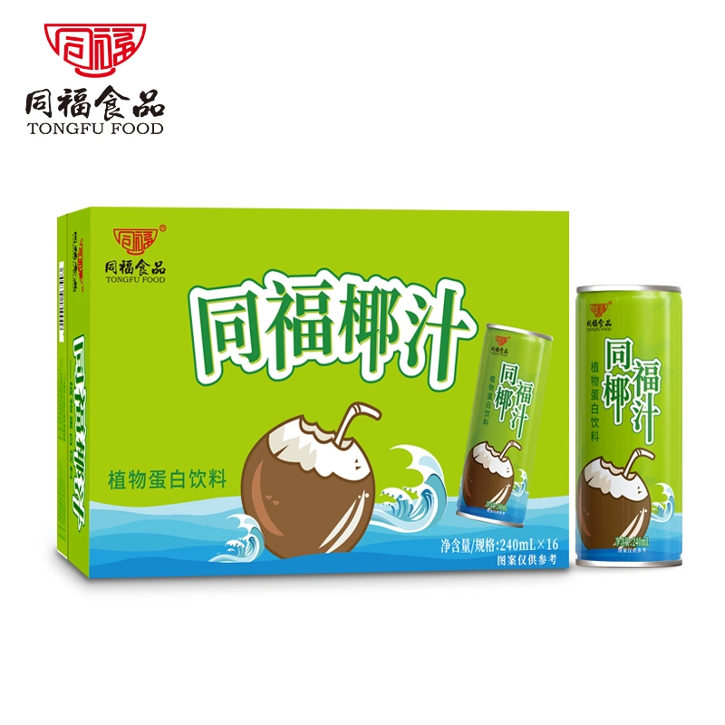 【券后价:23.9元】 整箱【同福】椰汁240ml*16罐 - 同福食品旗舰店