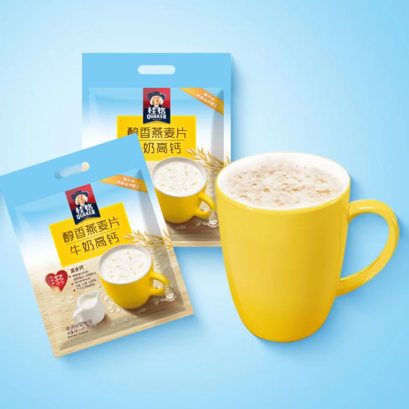 【券后价:38.9元】 【拍2件】桂格即食燕麦片540g*2袋 - quaker桂格旗舰店