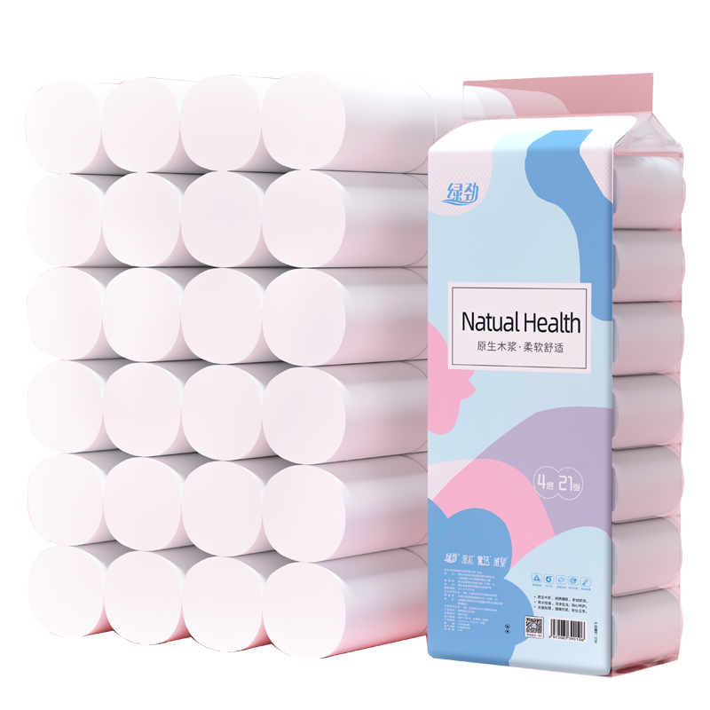 【券后价:10.9元】 绿诗旗舰店！大卷整箱21卷重6斤 - 绿诗旗舰店