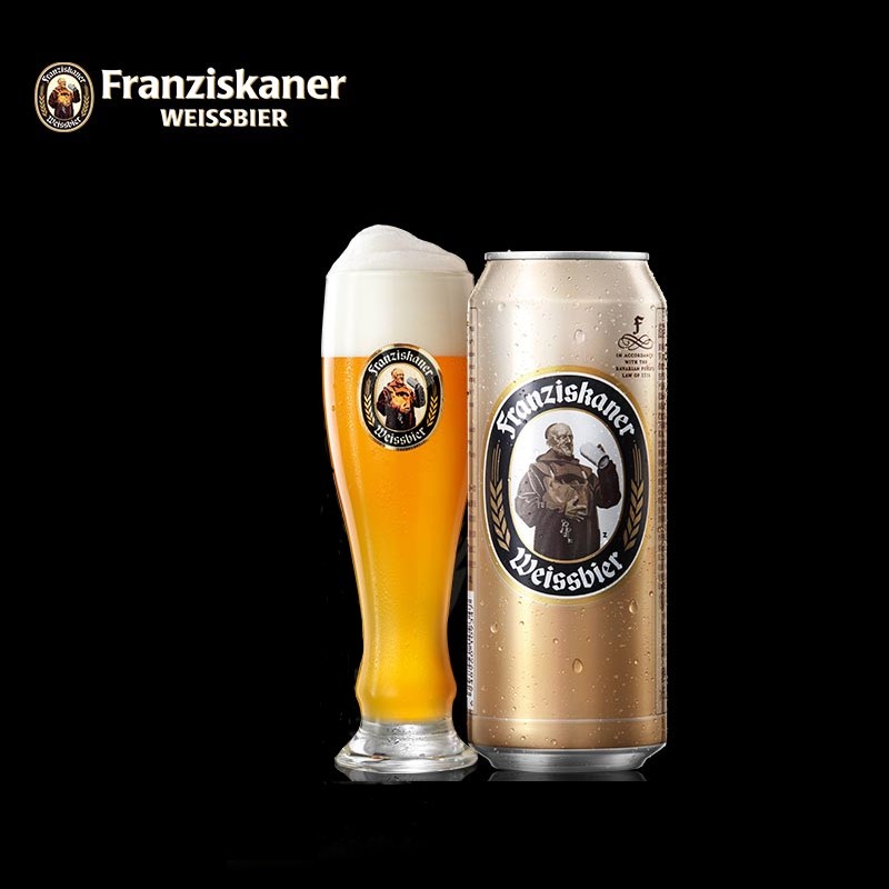 【券后价:65元】 范佳乐教士啤酒500ml*12听 - franziskaner旗舰店