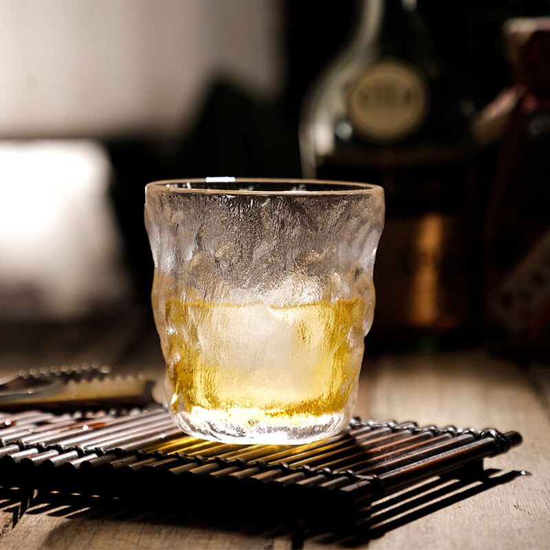 【券后价:3.7元】 【可签到】矮款冰川纹玻璃杯*1