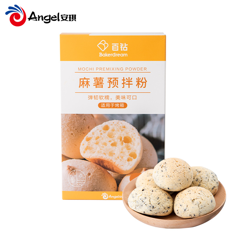 【券后价:8.8元】 烘焙百钻麻薯预拌粉200g - 安琪酵母旗舰店