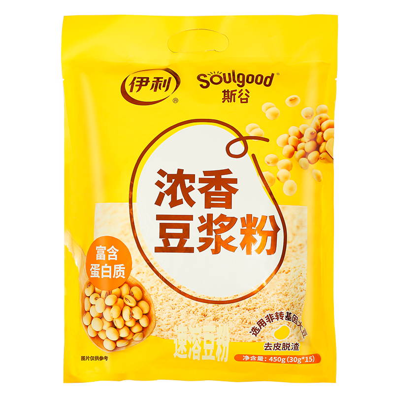 【券后价:9.9元】 伊利营养早餐豆浆粉15包450g