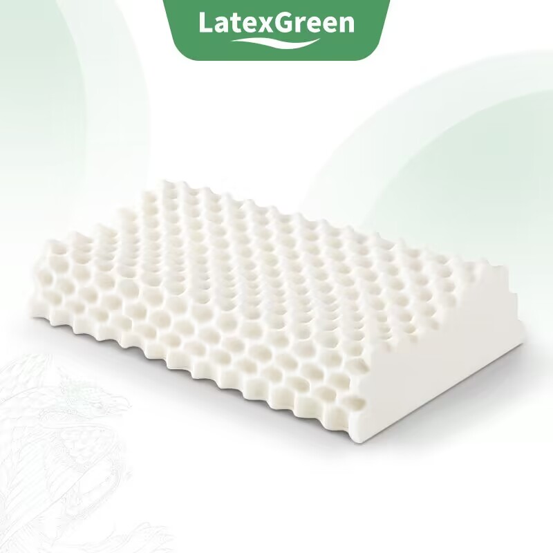 【券后价:39元】 Latexgreen泰国原装进口天然乳胶枕头 - latexgreen旗舰店