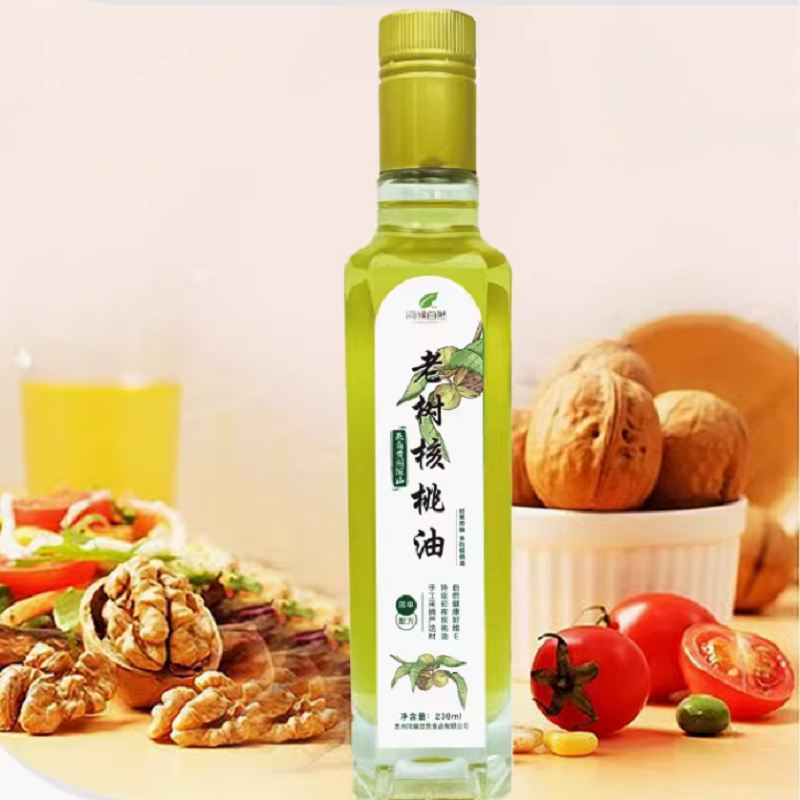 【券后价:59.9元】 问候自然正宗老树纯核桃油2瓶装 - 问候自然旗舰店