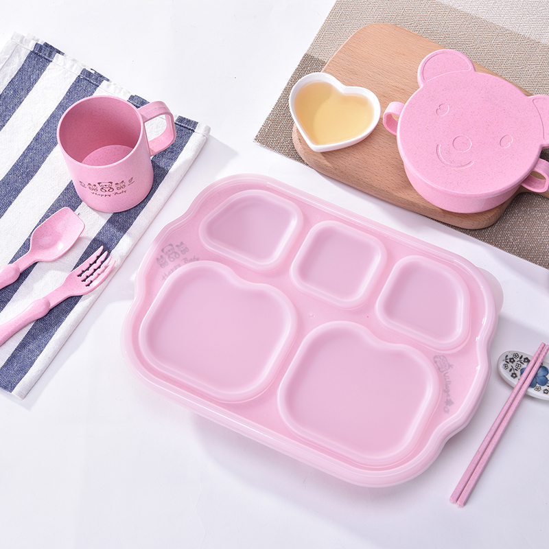 【券后价:29.9元】 babyalan儿童餐具套装分格餐盘 - babyalan旗舰店