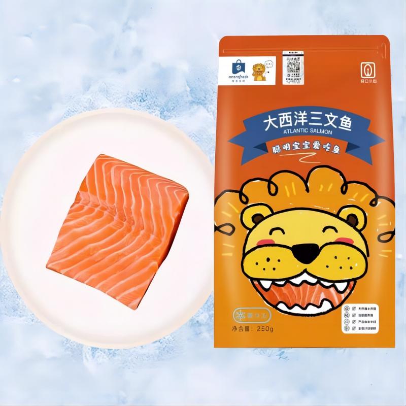 【券后价:262元】 橡果生鲜冰岛北大西洋深海三文鱼*3袋 - acornfresh旗舰店
