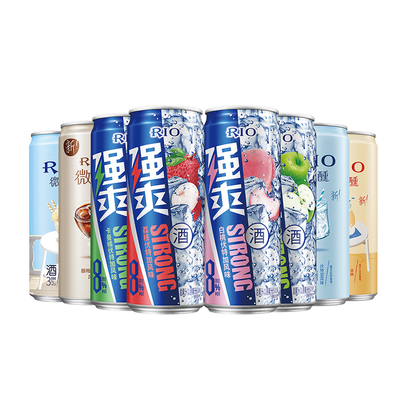 【券后价:56元】 锐澳强爽微醺4口味330ml*8瓶 - 天猫超市