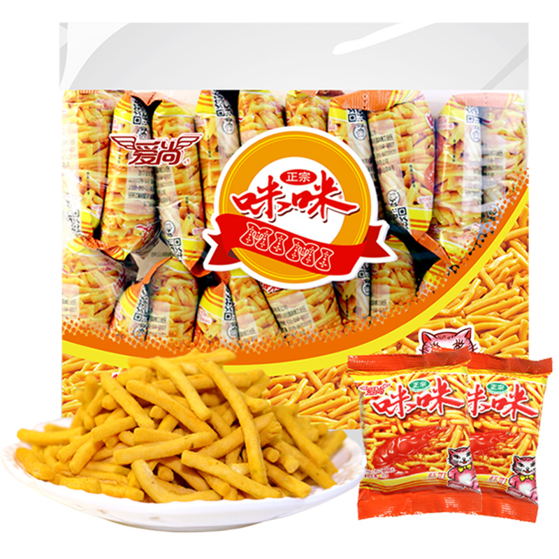【券后价:6.92元】 爱尚咪咪虾条膨化食品薯片礼包360g
