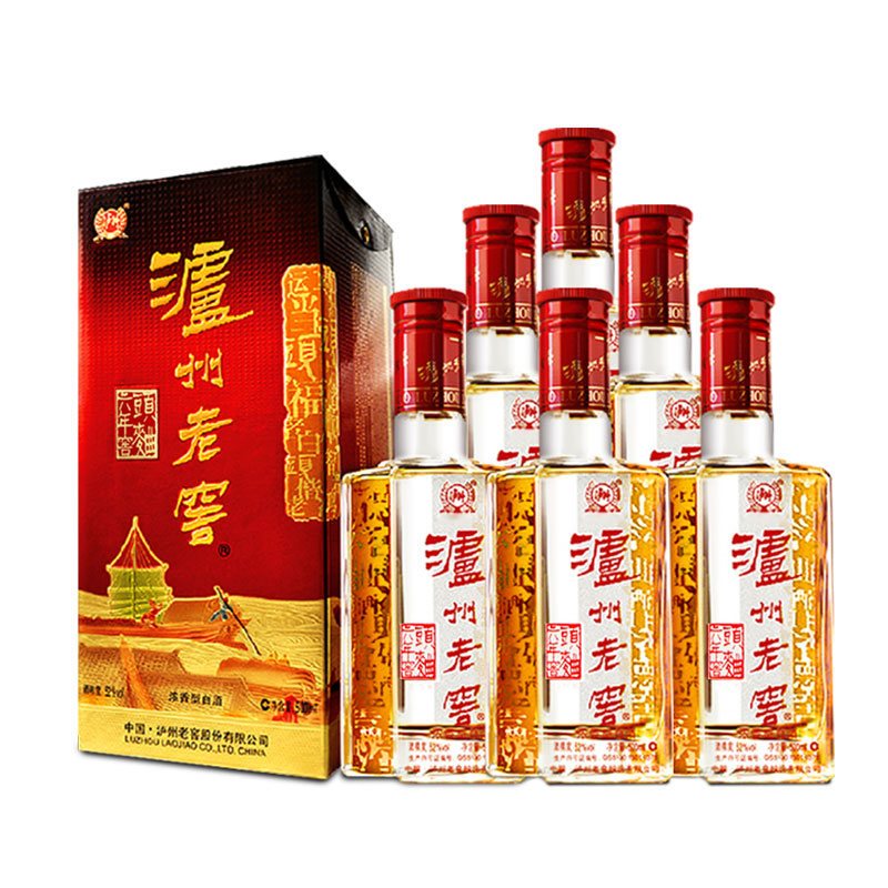 【券后价:669元】 猫超泸州老窖六年窖头曲52度500mL*6瓶整箱 - 天猫超市