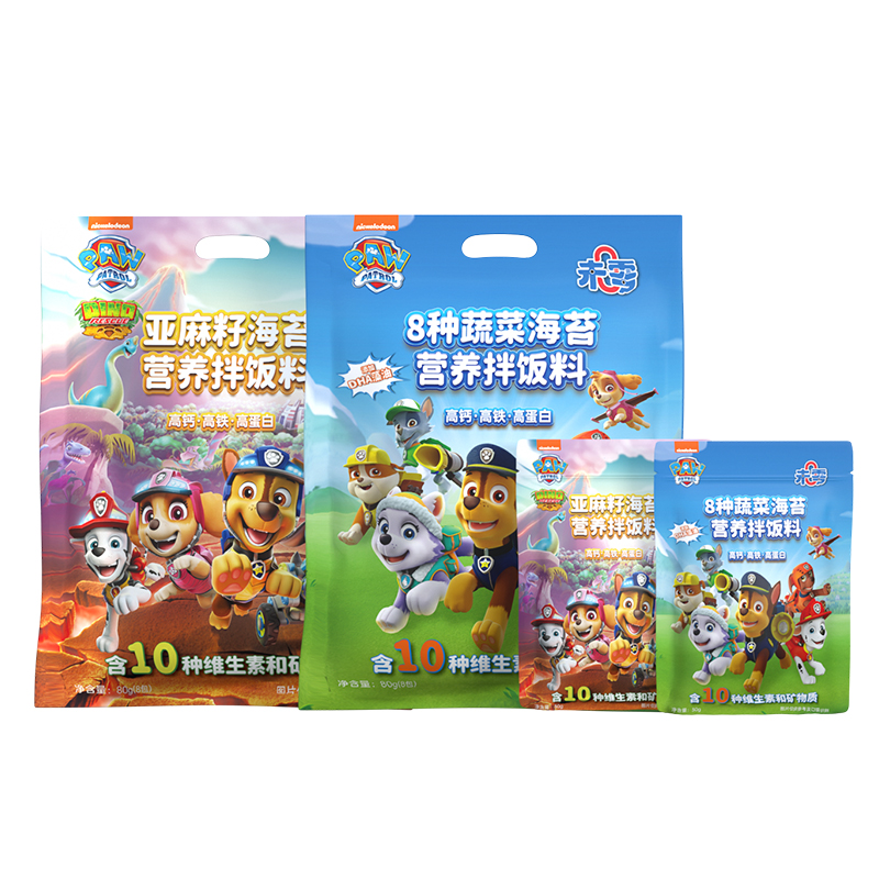【券后价:39.9元】 beazero汪汪队营养海苔拌饭料4袋装 - beazero未零旗舰店