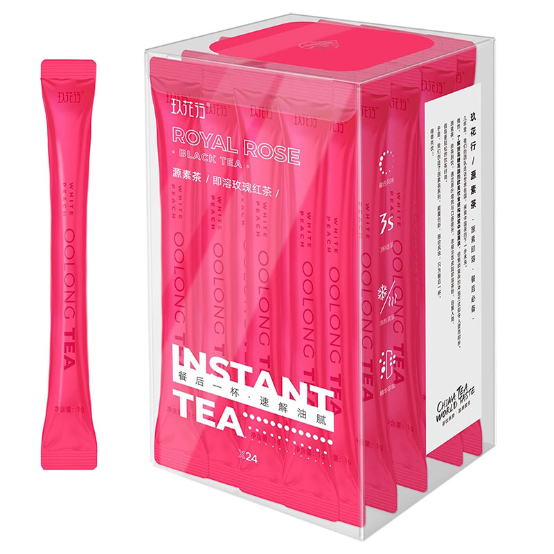 【券后价:19.9元】 【玖花行】源素茶速溶玫瑰红茶粉24条 - 玖花行旗舰店