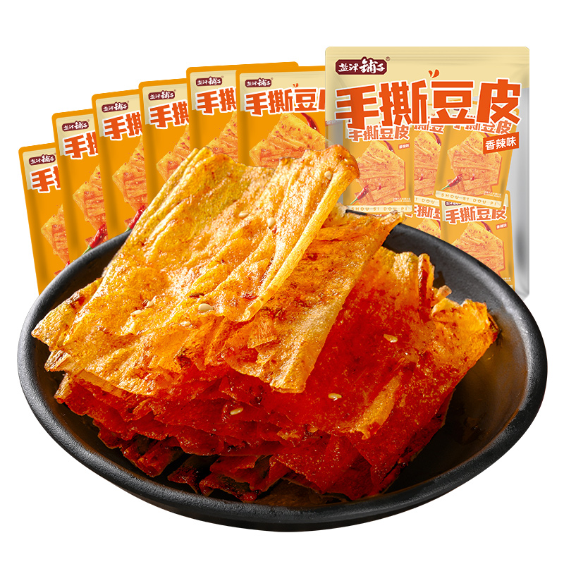 【券后价:5.9元】 【凑单款】盐津铺子手撕豆皮15包117g - 天猫超市