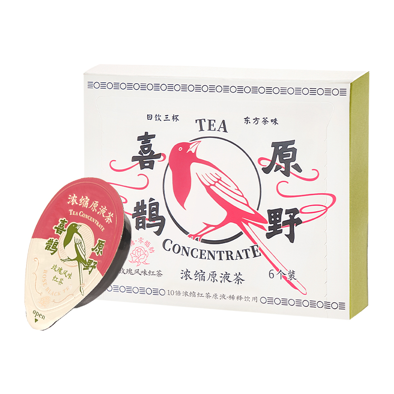 【券后价:34元】 喜鹊原野x永璞中式茶液玫瑰红茶液25g*6颗 - 天猫超市