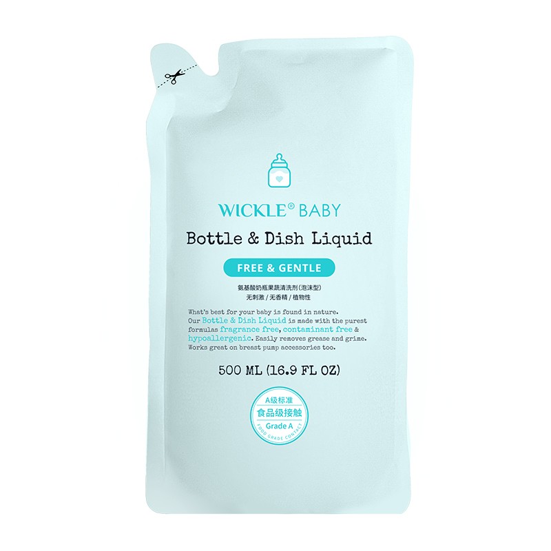 【券后价:30元】 wickle婴儿奶瓶清洁剂500ml - 天猫超市