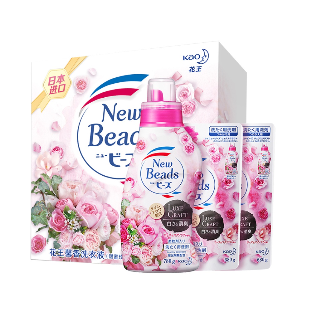 【券后价:96元】 日本花王进口洗衣液玫瑰馨香1460g - 天猫超市