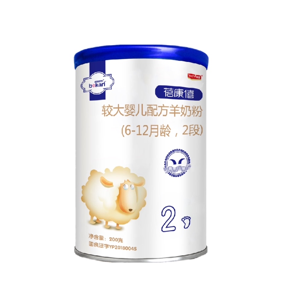 【券后价:39.9元】 蓓康僖婴幼儿羊奶粉2段200g*1罐 - 天猫超市