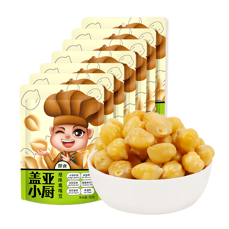 【券后价:32.42元】 盖亚农场鹰嘴豆熟饱腹代餐沙拉伴侣7袋 - 天猫超市