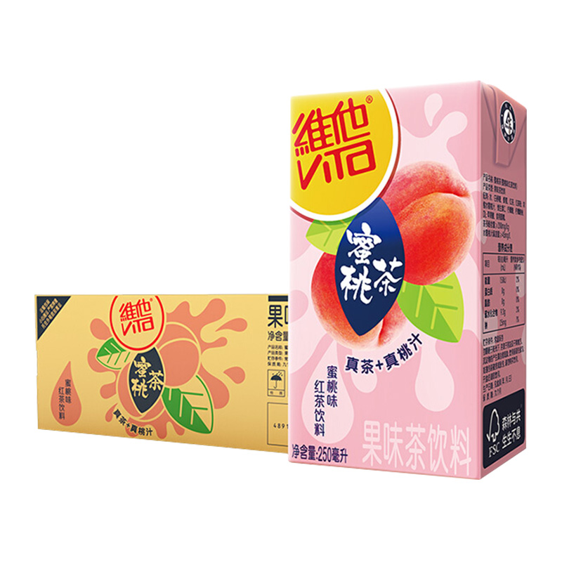 【券后价:48.9元】 【猫超】维他蜜桃茶果味饮料48盒 - 天猫超市