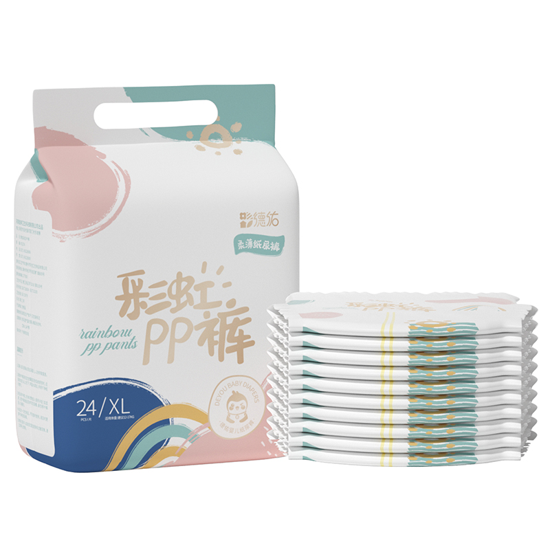 【券后价:153元】 【拍4件】德佑彩虹婴儿纸尿裤XL码24片/包 - 天猫超市