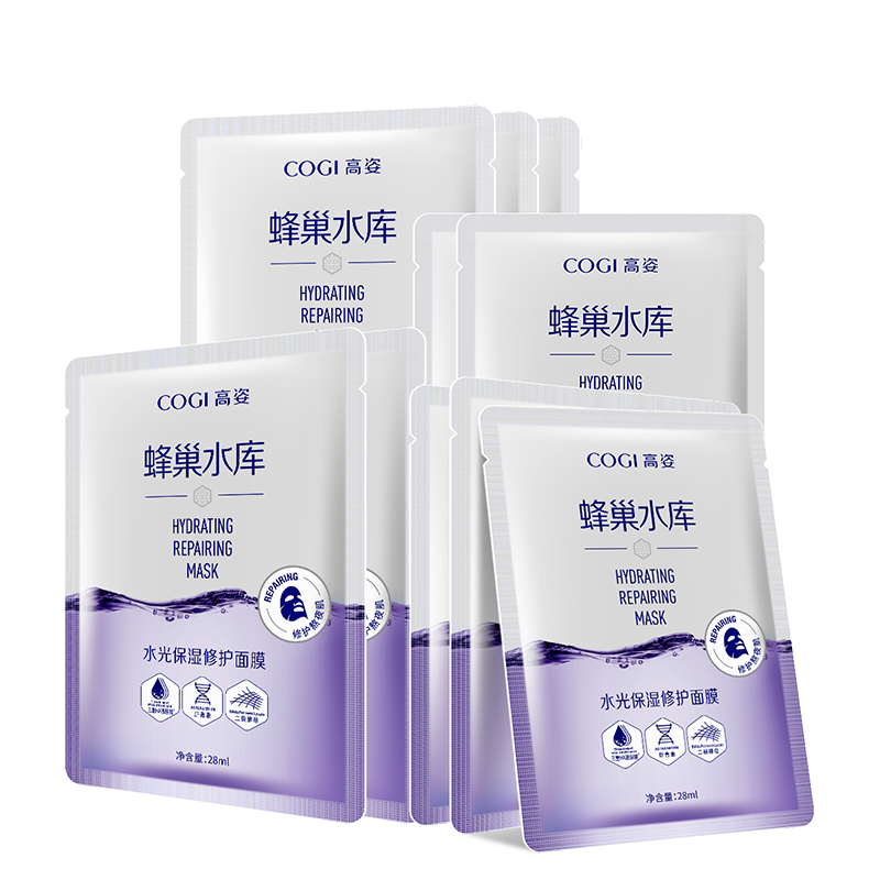 【券后价:38元】 【高姿】蜂巢水库修护面膜10片 - COGI高姿梦妮专卖店